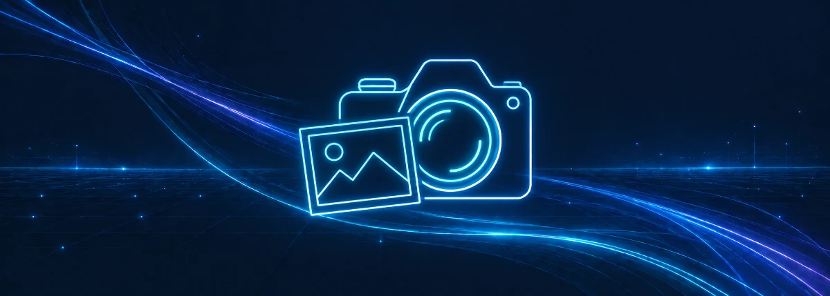 投稿に使う写真と加工した画像を見比べるイメージ